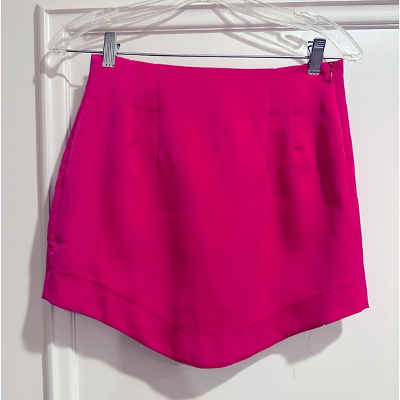 NWT Hot Pink Mini Skirt - Picture 1 of 5